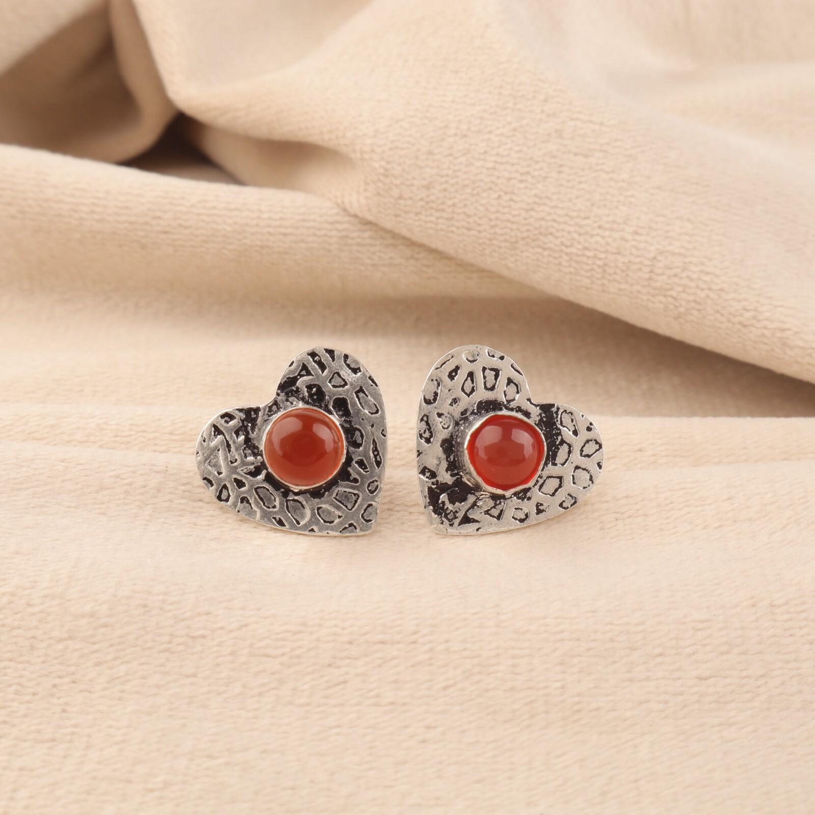 Carnelian Gemstone Stud Post Butterfly Sisters Gift Earrings Jewelry 925 Silver EE-143-19
Carnelian Gemstone Stud Post Butterfly Sisters Gift Earrings Jewelry 925 Silver EE-143-19