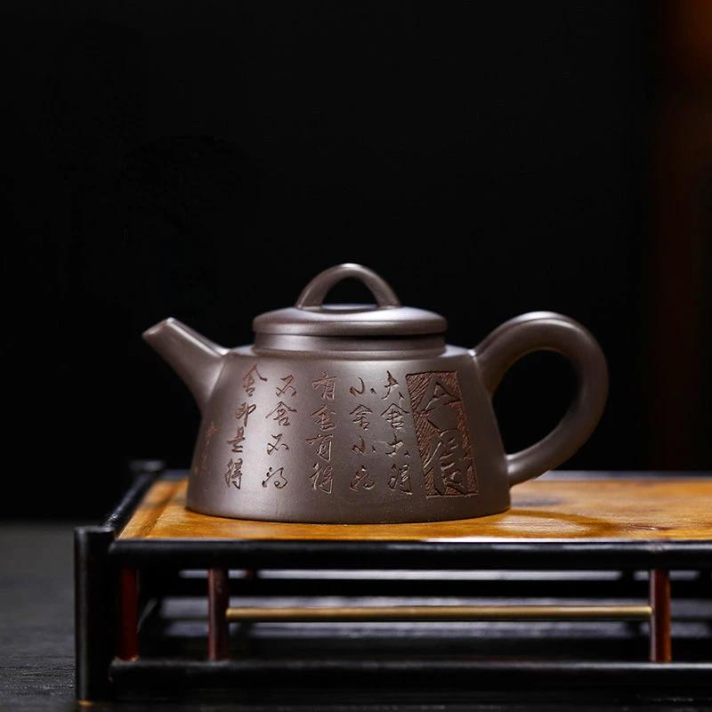 Yixing Raw Ore Purple Sand Pot Traditional Pattern Purple Clay Teapot Handmade Kettle Tea Pot Kung Fu Teaware
Yixing Raw Ore Purple Sand Pot Traditional Pattern Purple Clay Teapot Handmade Kettle Tea Pot Kung Fu Teaware