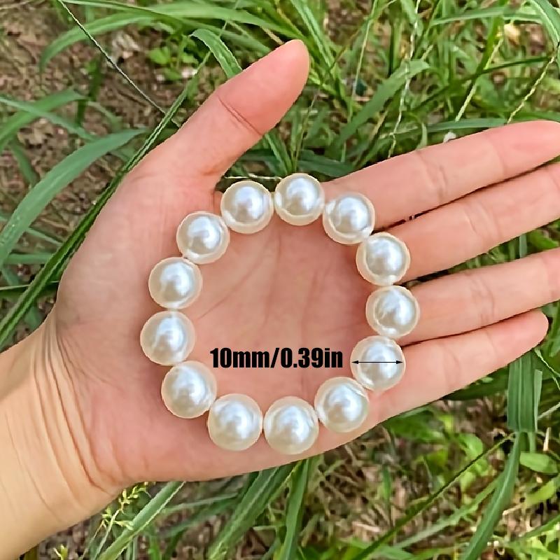 1PC Pearl Design Cute Bracelet High Stretch Headwear French Style Hair Rings Versatile Hair Accessories Elegant 14/10mm 10mm
1PC Pearl Design Cute Bracelet High Stretch Headwear French Style Hair Rings Versatile Hair Accessories Elegant 14/10mm 10mm