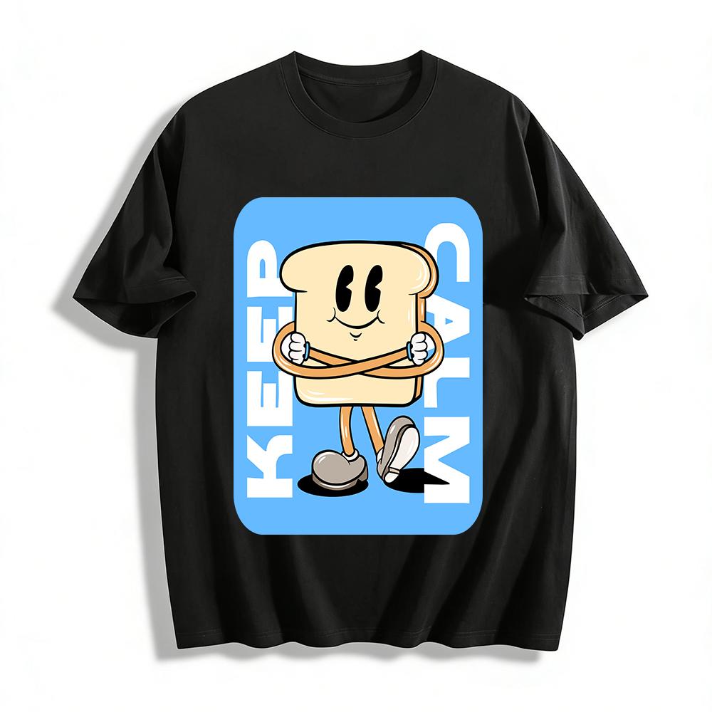Funny Toast Crossing Arms Graphic Casual T-Shirt Unisex Loose Fit Daily Wear Top Pure cotton T-shirt XXS
Funny Toast Crossing Arms Graphic Casual T-Shirt Unisex Loose Fit Daily Wear Top Pure cotton T-shirt XXS
