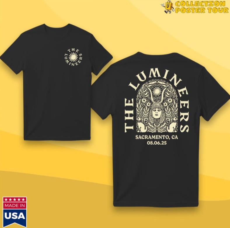 The Lumineers Sacramento, Ca August 6 2025 Concert T-Shirt Unisex T-Shirt XXXXL
The Lumineers Sacramento, Ca August 6 2025 Concert T-Shirt Unisex T-Shirt XXXXL