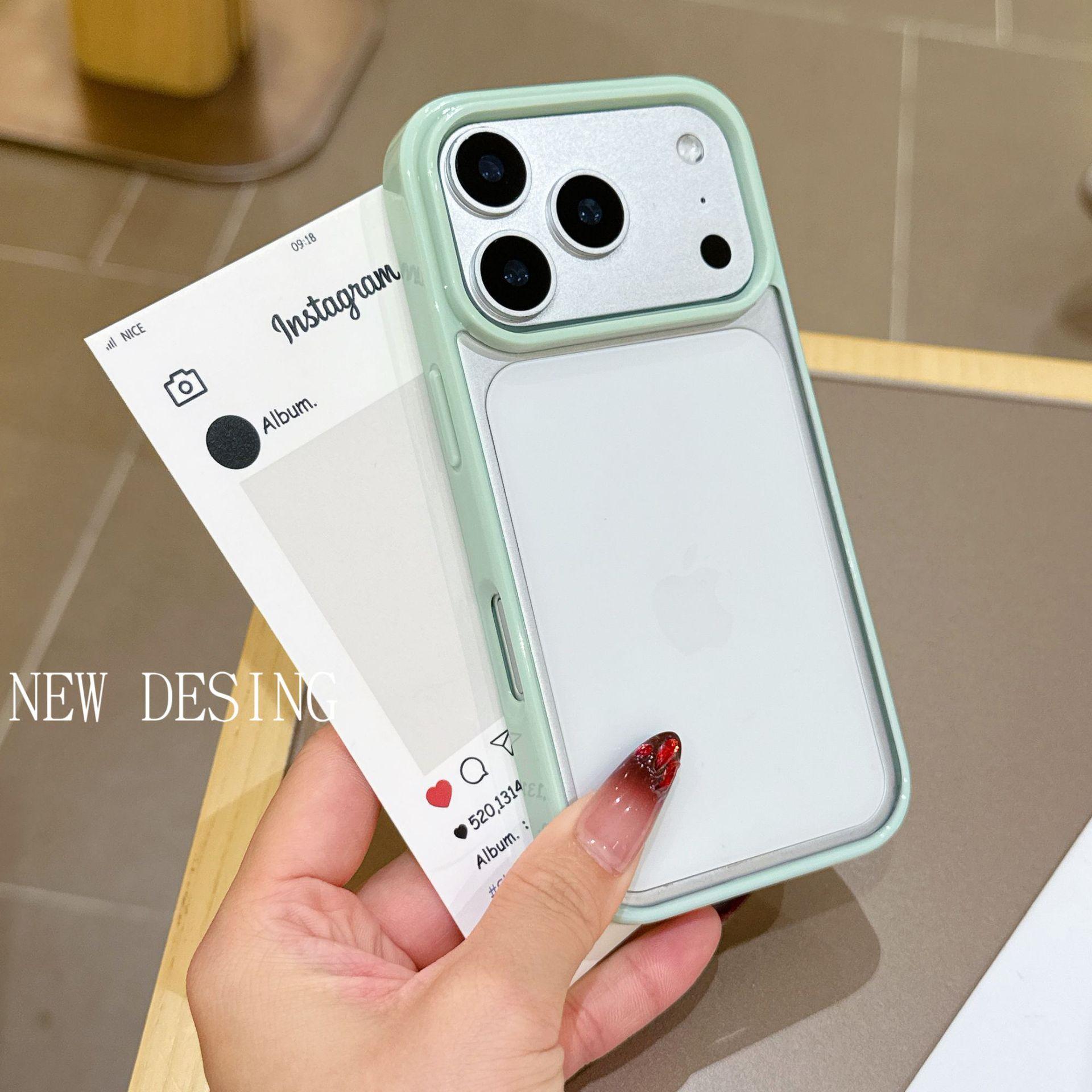 Candy Color Clear Acrylic Dual-Function Phone Case for iPhone 16/17 Pro iPhone 16 зелений
Candy Color Clear Acrylic Dual-Function Phone Case for iPhone 16/17 Pro iPhone 16 зелений
