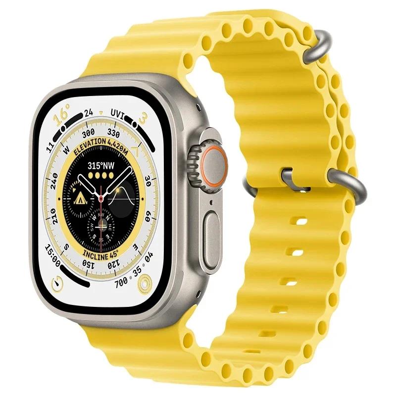 Official Ocean Strap For Apple Watch S11 46mm Ultra 3 49mm band Replacement Silicone Wrist Bracelet correa iWatch 10 9 8 7 6 SE3 38 40 41MM
Official Ocean Strap For Apple Watch S11 46mm Ultra 3 49mm band Replacement Silicone Wrist Bracelet correa iWatch 10 9 8 7 6 SE3 38 40 41MM