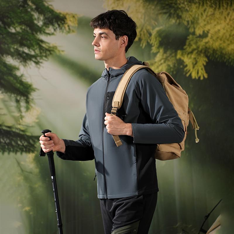 Мужская водонепроницаемая куртка софтшелл Autumn Bird - Ветрозащитная, с капюшоном, для активного отдыха L
Мужская водонепроницаемая куртка софтшелл Autumn Bird - Ветрозащитная, с капюшоном, для активного отдыха L