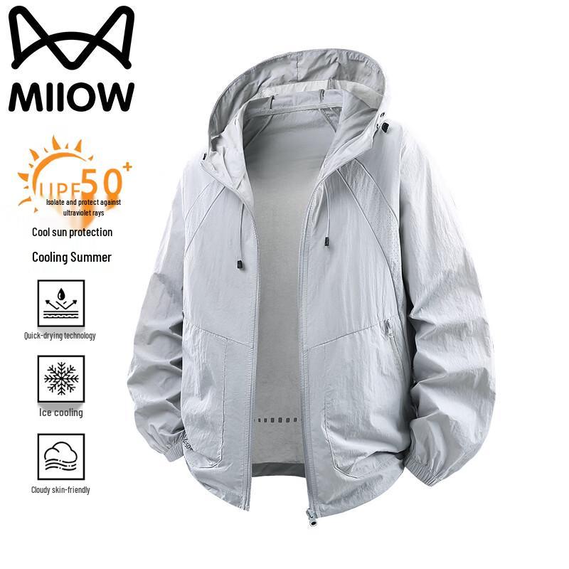 MiiOW Men s Hooded Sun Protection Jacket 3XL
MiiOW Men s Hooded Sun Protection Jacket 3XL