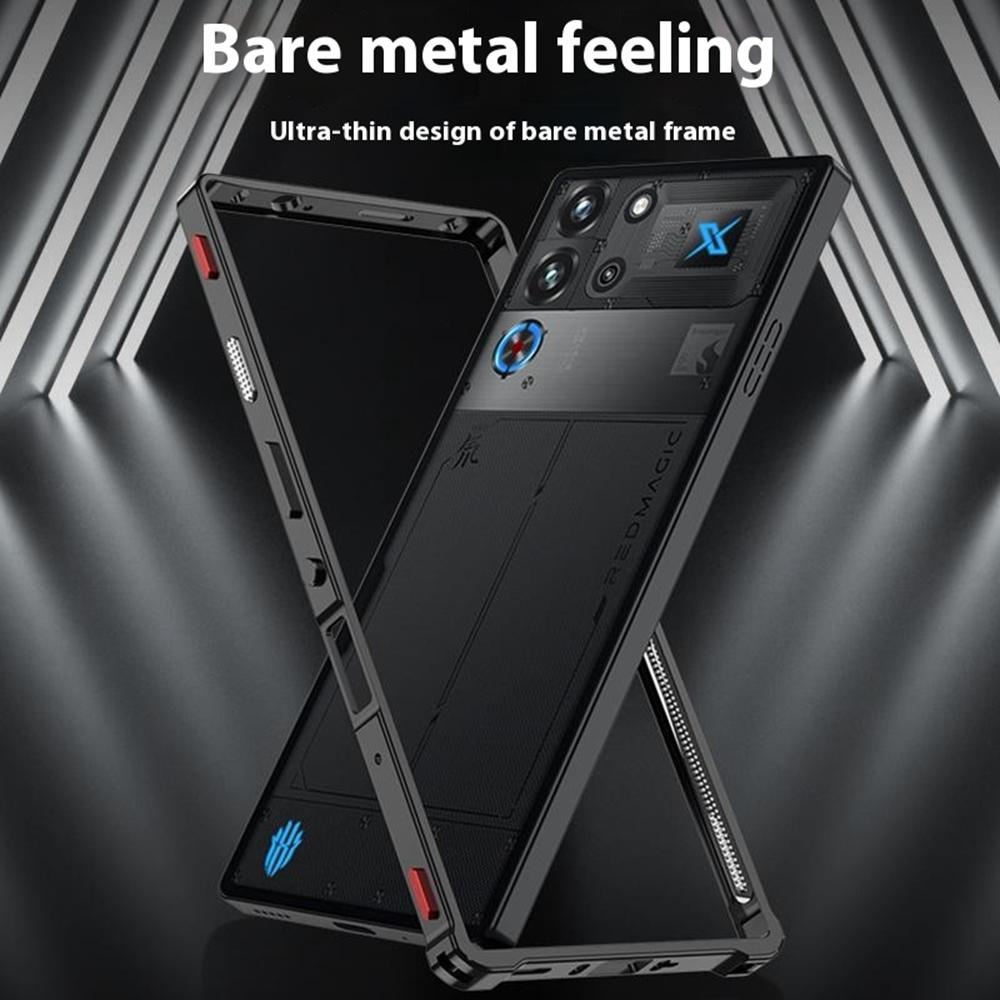 Bumper Cases For ZTE nubia Red Magic 10 Pro+ 5G/10 Pro 5G Metal Frame Heat Dissipation Cover with Lens Protector Gold
Bumper Cases For ZTE nubia Red Magic 10 Pro+ 5G/10 Pro 5G Metal Frame Heat Dissipation Cover with Lens Protector Gold