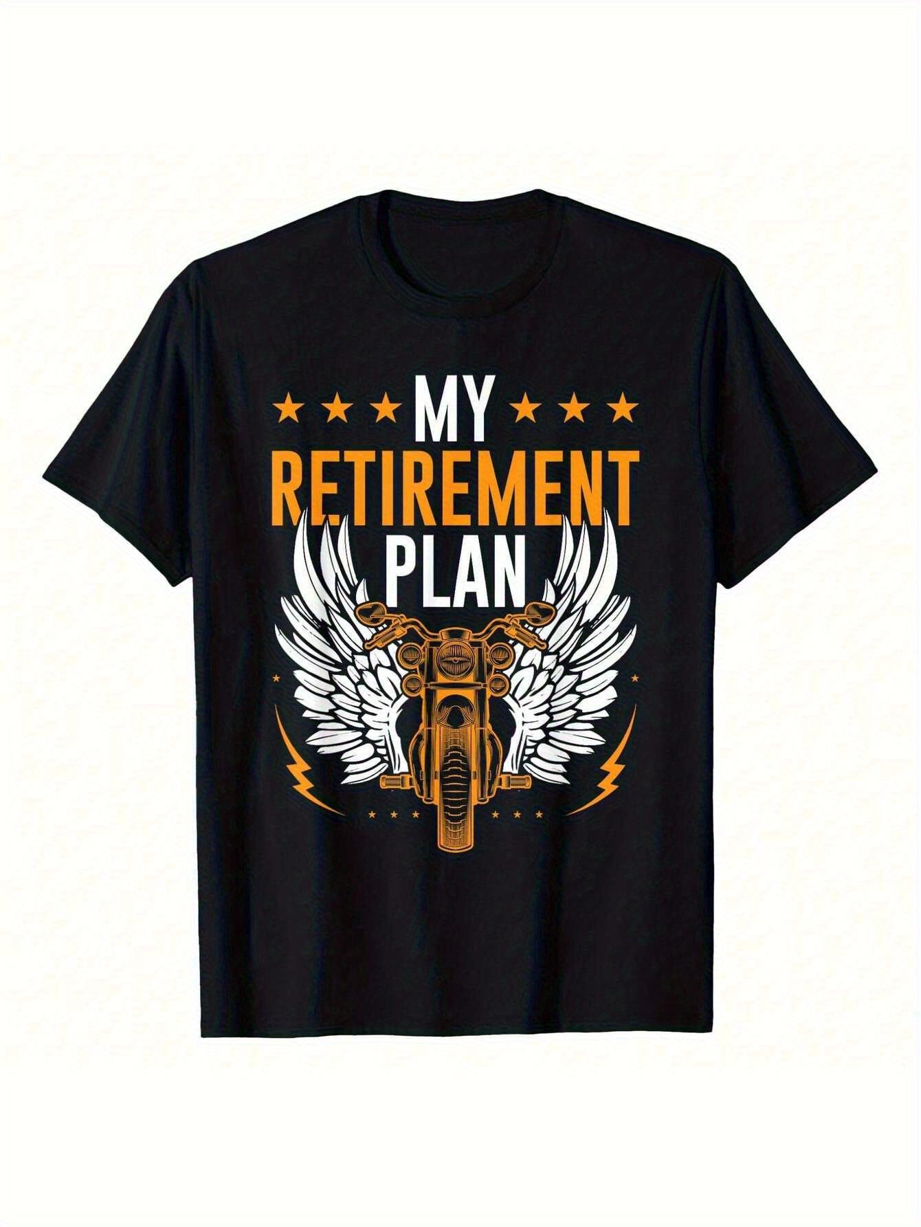 Retirement Plan Motorcycle Graphic T-shirt L
Retirement Plan Motorcycle Graphic T-shirt L