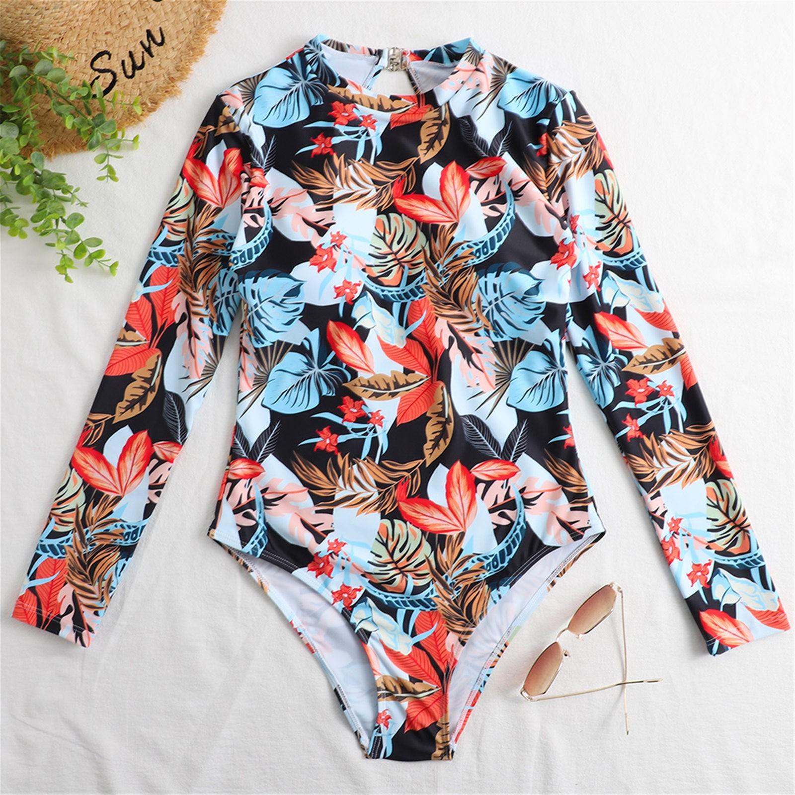 Женский купальник с длинным рукавом, подушечками для бюстгальтера и открытой спиной с принтом S чёрный
Женский купальник с длинным рукавом, подушечками для бюстгальтера и открытой спиной с принтом S чёрный