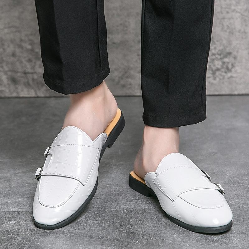 Fitting room bag head half heel half drag leather shoes men 2025 summer new British style lazy pointed leather shoes men 38 чорний
Fitting room bag head half heel half drag leather shoes men 2025 summer new British style lazy pointed leather shoes men 38 чорний