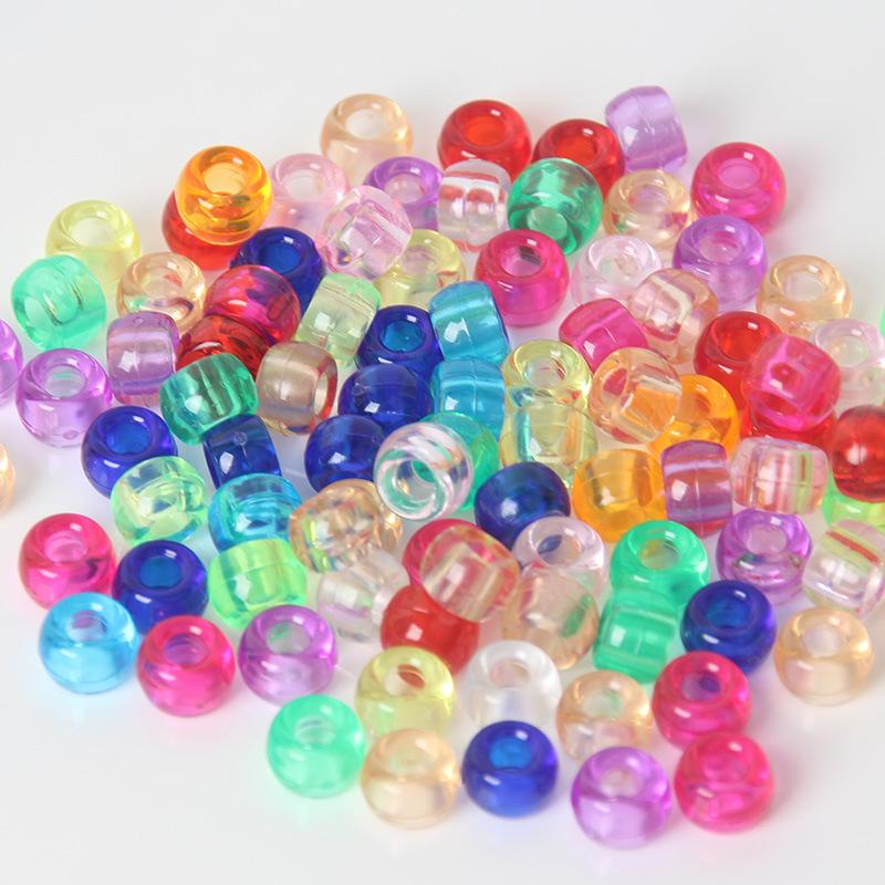 Transparent Large Hole Colorful Barrel Beads for DIY Bracelets, Jewelry Accessories, Crafts, and Dreadlock Decorations.
Transparent Large Hole Colorful Barrel Beads for DIY Bracelets, Jewelry Accessories, Crafts, and Dreadlock Decorations.