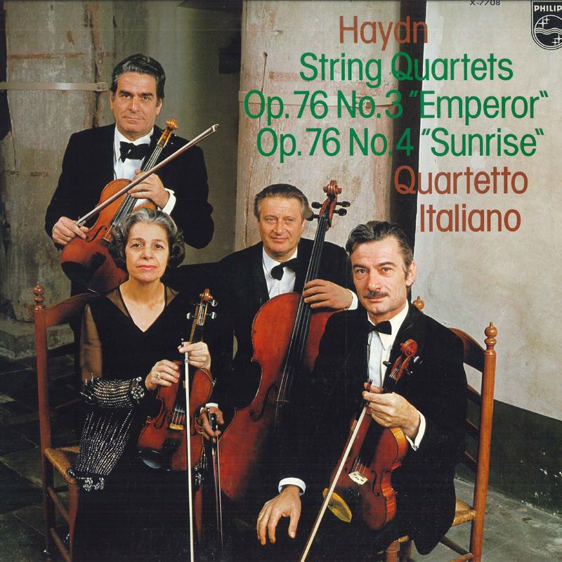 LP Record QUARTETTO ITALIANO - Haydn: String Quartets Op. 76 No. 3 X7708 PHILIPS 1977 Japan Classical Used
LP Record QUARTETTO ITALIANO - Haydn: String Quartets Op. 76 No. 3 X7708 PHILIPS 1977 Japan Classical Used