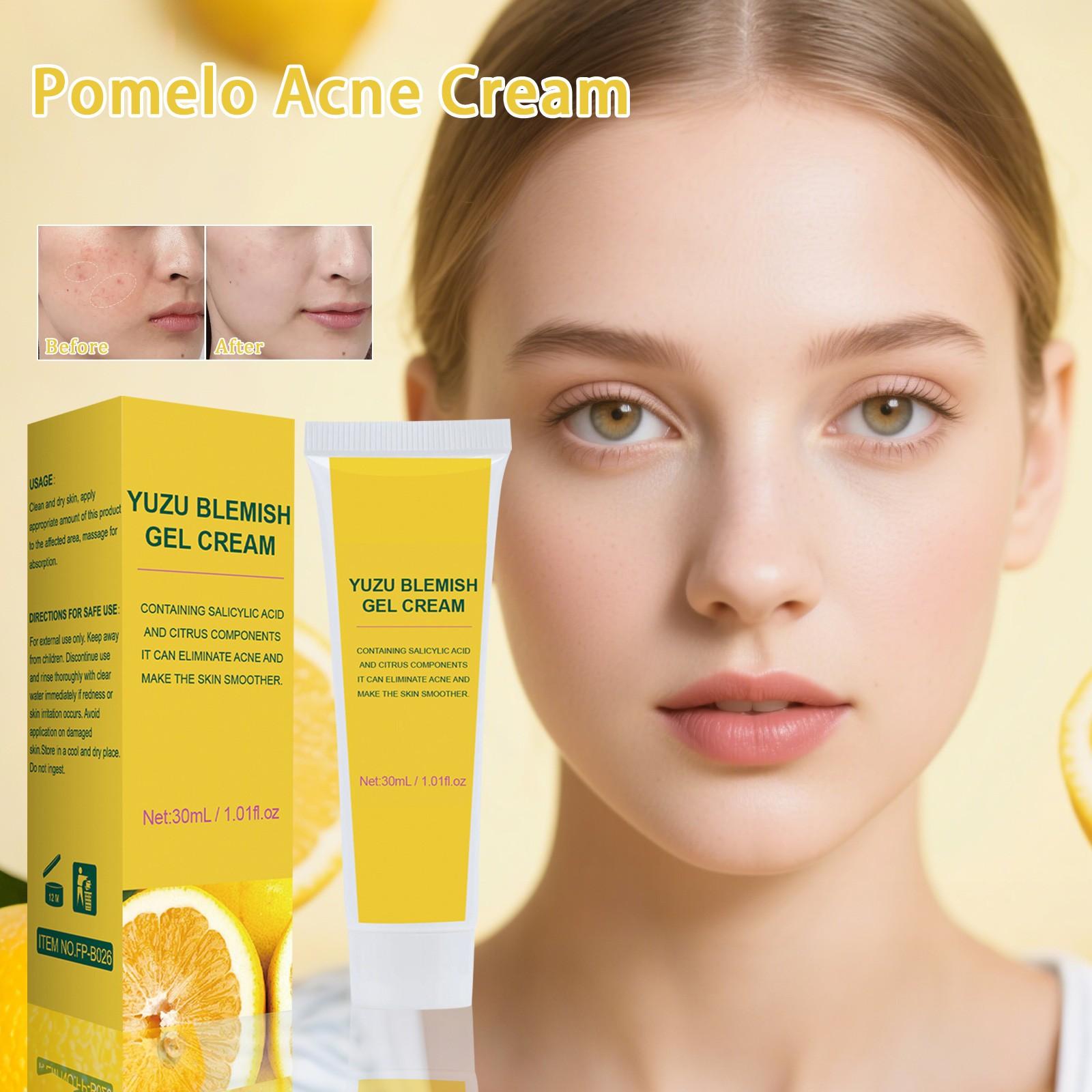 Acne Cream, Smoothing Skin Cream For Improving Acne Marks, Pomelo Acne Gel,30ml One Size жовтий
Acne Cream, Smoothing Skin Cream For Improving Acne Marks, Pomelo Acne Gel,30ml One Size жовтий