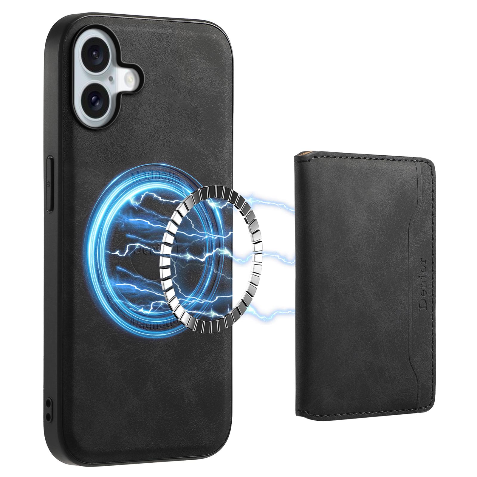 DENIOR D13 для iPhone 16 Magenetic Case Leather+PC+TPU Phone Cover Holder Card Kickstand
DENIOR D13 для iPhone 16 Magenetic Case Leather+PC+TPU Phone Cover Holder Card Kickstand