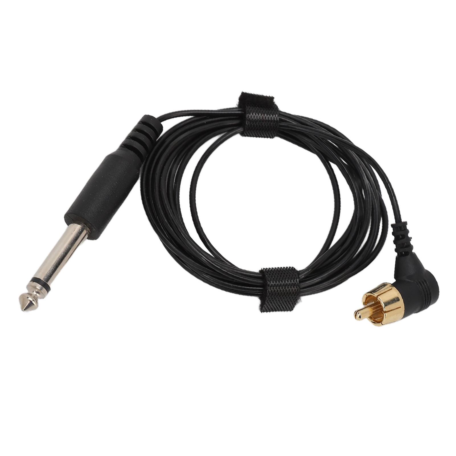 RCA Tattoo Machine Hook Line PVC Copper Alloy 2m 6.3mm Male Head Wire Fit for Tattoo Equipment RCA
RCA Tattoo Machine Hook Line PVC Copper Alloy 2m 6.3mm Male Head Wire Fit for Tattoo Equipment RCA