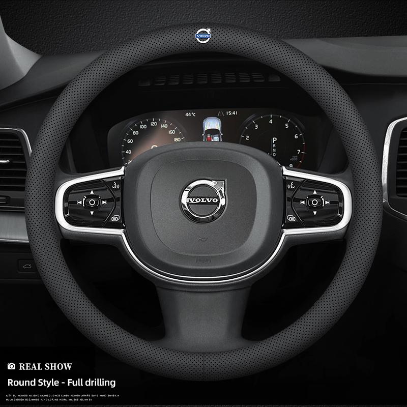 Car Leather Non-slip Steering Wheel Cover For Volvo V60 V40 XC90 S60 C30 XC60 V50 V70 Olestar AWD XC40 Auto Interior Accessories
Car Leather Non-slip Steering Wheel Cover For Volvo V60 V40 XC90 S60 C30 XC60 V50 V70 Olestar AWD XC40 Auto Interior Accessories