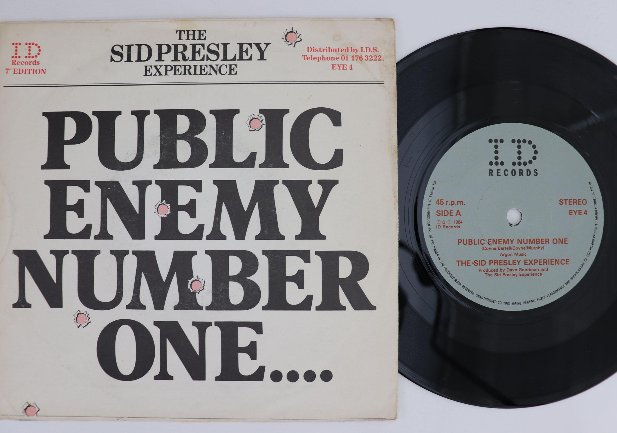 7inch Record SID PRESLEY EXPERIENCE Public Enemy Number One.... Hup T EYE4 I.D. 1984 UK Rock Used
7inch Record SID PRESLEY EXPERIENCE Public Enemy Number One.... Hup T EYE4 I.D. 1984 UK Rock Used