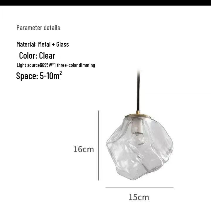 Minimalist Art Chandelier: Creative Ice Cube Design for Foyer, Bedroom, or Bar
Minimalist Art Chandelier: Creative Ice Cube Design for Foyer, Bedroom, or Bar