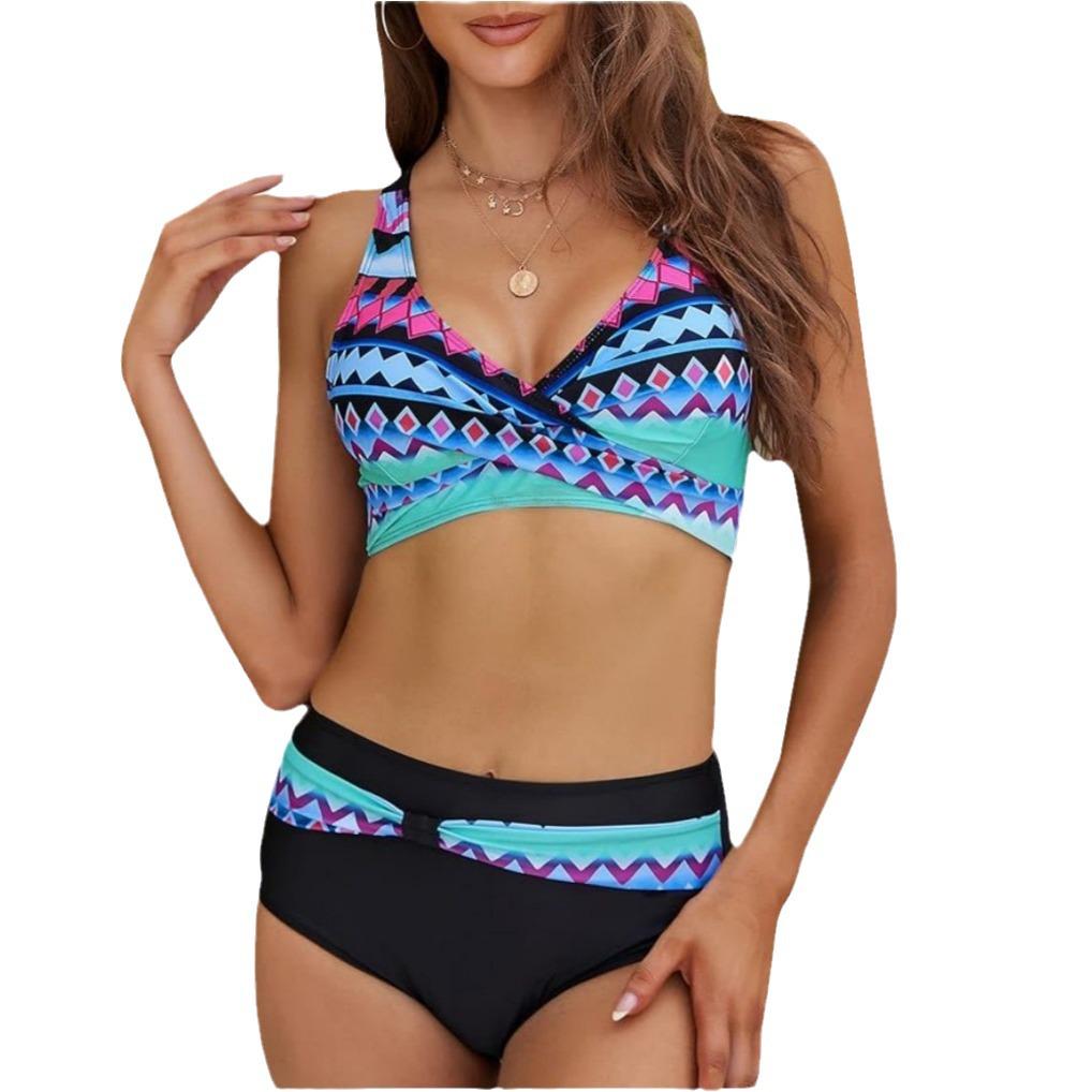 Popular Plus Size Women s Bikini - New Spring/Summer European & American Two-Piece Swimsuit Extra Large небо синє кольору
Popular Plus Size Women s Bikini - New Spring/Summer European & American Two-Piece Swimsuit Extra Large небо синє кольору