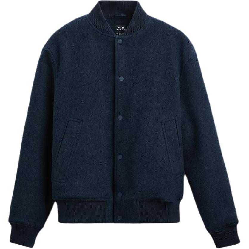 Zara Solid Color Comfortable Versatile Stand Collar Pilot Jacket Men jackets Blue 6318502-401 M
Zara Solid Color Comfortable Versatile Stand Collar Pilot Jacket Men jackets Blue 6318502-401 M