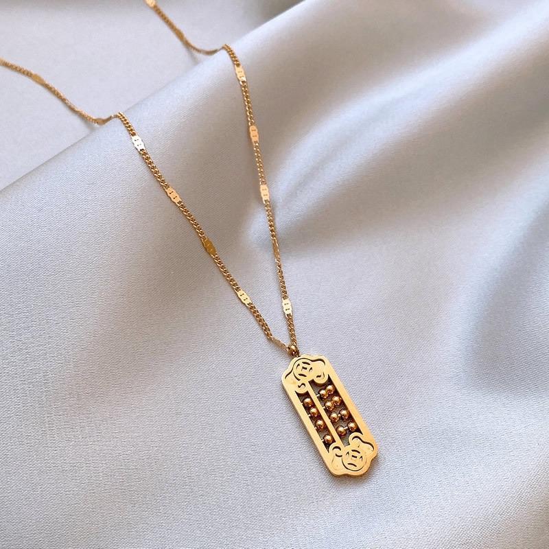 Douyin Chic Abacus Pendant Necklace: Trendy Women s Clavicle Chain for Attracting Wealth
Douyin Chic Abacus Pendant Necklace: Trendy Women s Clavicle Chain for Attracting Wealth