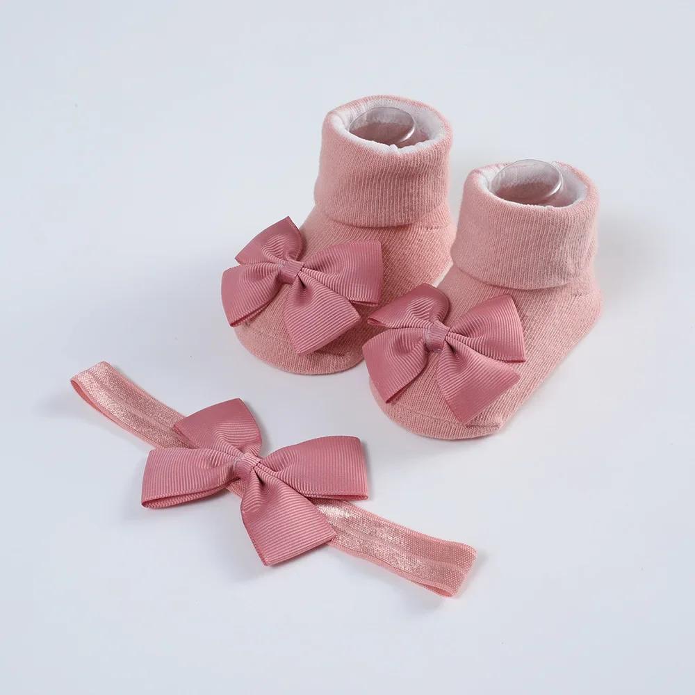 Cotton Newborn Baby Socks and Hair Band Set Ribbon Bow Headband for Baby Girls Breathable Socks Babies Accessories 3-12M
Cotton Newborn Baby Socks and Hair Band Set Ribbon Bow Headband for Baby Girls Breathable Socks Babies Accessories 3-12M