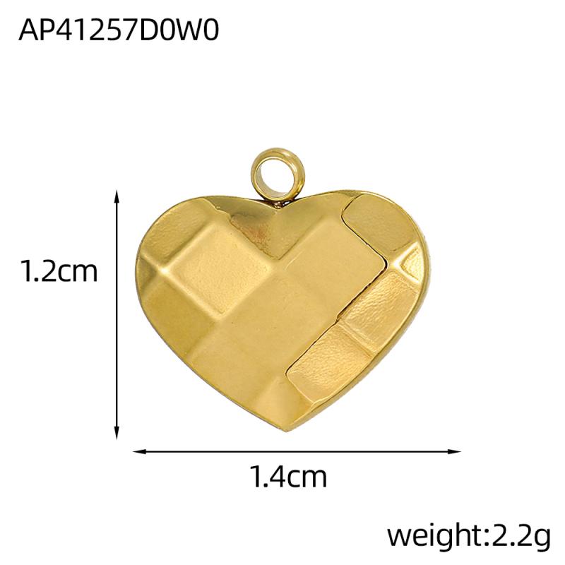 CARLIDANA Fashion Simple Hammered Heart Love Charms Gift for Women Gold Plated Pendant Stainless Steel DIY Jewelry Waterproof
CARLIDANA Fashion Simple Hammered Heart Love Charms Gift for Women Gold Plated Pendant Stainless Steel DIY Jewelry Waterproof