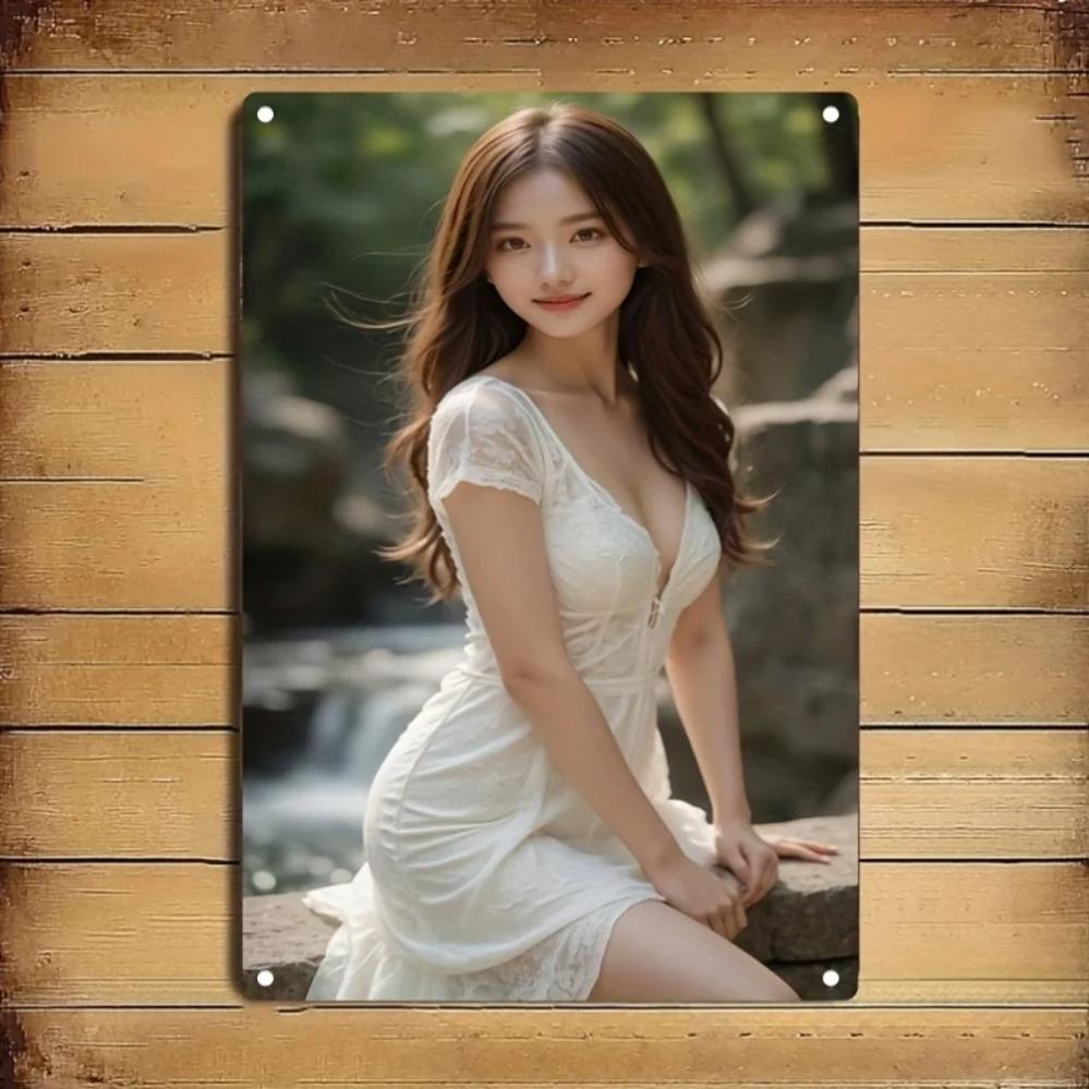 Vintage Metal Wall Art Lace Dress Sign, Romantic Home Decor for Bedroom Cafe Bar 20x30cm(7.8x11.8inch)
Vintage Metal Wall Art Lace Dress Sign, Romantic Home Decor for Bedroom Cafe Bar 20x30cm(7.8x11.8inch)