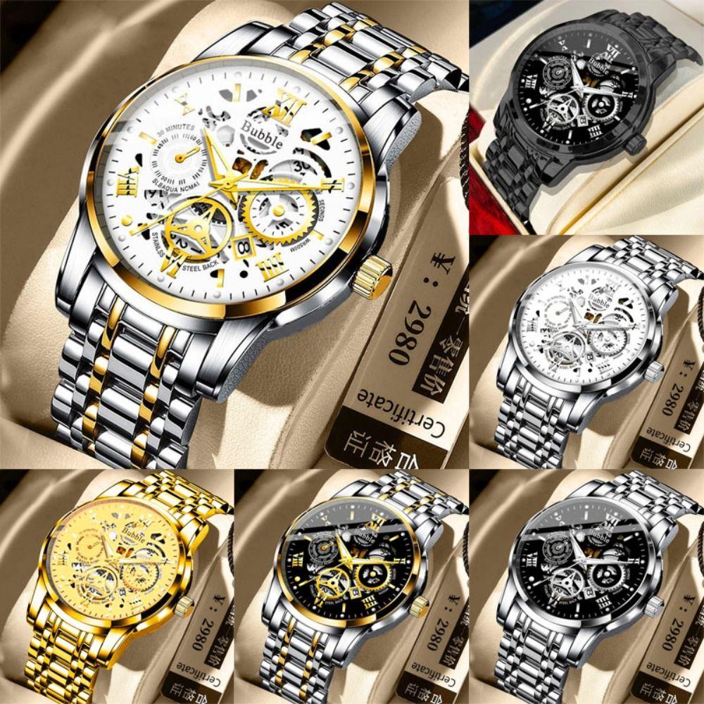 Night Glow Men Wristwatch Stainless Steel Watchband Business Watch High Quality Wrist Watch
Night Glow Men Wristwatch Stainless Steel Watchband Business Watch High Quality Wrist Watch