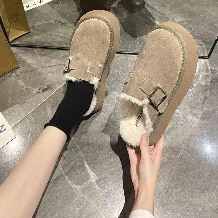 Thick-soled fluffy slippers women Birkenstocks 2024 new winter velvet warm Birkenstocks snow boots bag head half slippers 35 чёрный
Thick-soled fluffy slippers women Birkenstocks 2024 new winter velvet warm Birkenstocks snow boots bag head half slippers 35 чёрный