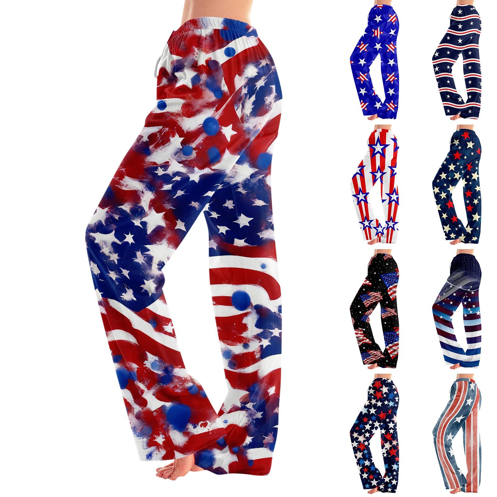 Women s Fashion Loose Independence Day Casual Stitching Printed Casual Pants S Кіновар
Women s Fashion Loose Independence Day Casual Stitching Printed Casual Pants S Кіновар