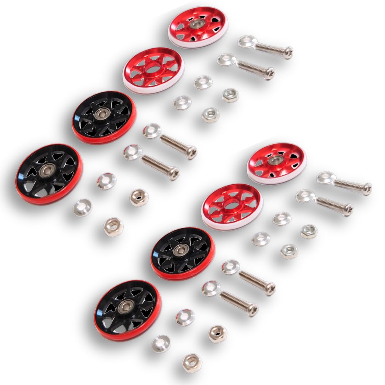 Mini 4WD Aluminum Roller Mini 4WD Roller Bearing Aluminum Roller Bearing Roller 19mm Lightweight Parts Set of 8 UME-STAR (Red Series)
Mini 4WD Aluminum Roller Mini 4WD Roller Bearing Aluminum Roller Bearing Roller 19mm Lightweight Parts Set of 8 UME-STAR (Red Series)