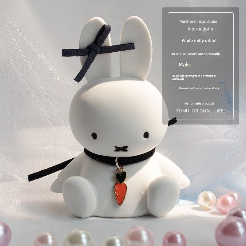 Cute Miffy Rabbit Aroma Diffuser Stone Fragrance Car Decoration Interior Car Air Vent Hanging Ornament Perfume Aromatherapy White
Cute Miffy Rabbit Aroma Diffuser Stone Fragrance Car Decoration Interior Car Air Vent Hanging Ornament Perfume Aromatherapy White