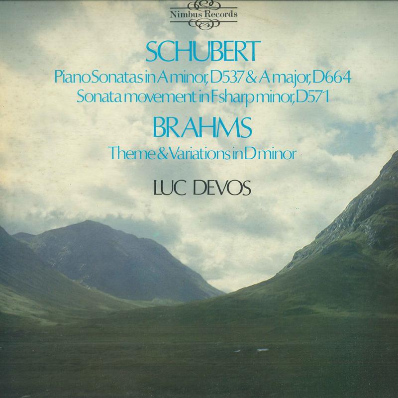 LP Record SCHUBERT BRAHMS LUC DEVOS Piano Sonatas In A Minor D537 A NIMBUS2129 NIMBUS UK Classical Used
LP Record SCHUBERT BRAHMS LUC DEVOS Piano Sonatas In A Minor D537 A NIMBUS2129 NIMBUS UK Classical Used