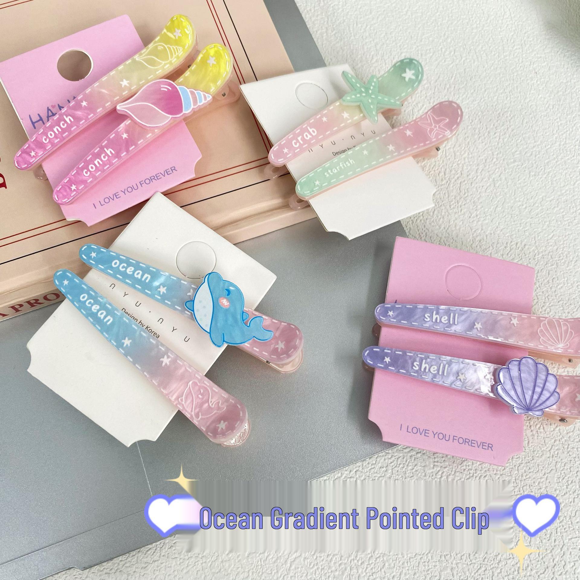 Adorable Ocean Gradient Heart Bang Clip: Practical and Versatile Cartoon Hair Accessory for Girls
Adorable Ocean Gradient Heart Bang Clip: Practical and Versatile Cartoon Hair Accessory for Girls