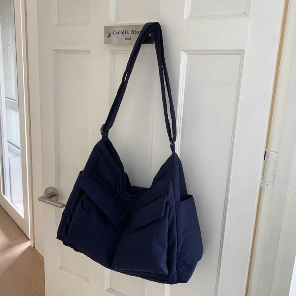 Harajuku Men Shoulder Bag Multiple Pockets Canvas Messenger Bag All-match Nylon Crossbody Bag Male темно-синий
Harajuku Men Shoulder Bag Multiple Pockets Canvas Messenger Bag All-match Nylon Crossbody Bag Male темно-синий