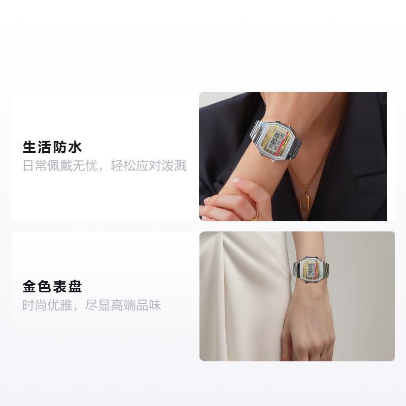CASIO Life Waterproof Quartz Steel Strap Men and Women Same Style Gold Dial A168WEHA-9AJF золотой
CASIO Life Waterproof Quartz Steel Strap Men and Women Same Style Gold Dial A168WEHA-9AJF золотой