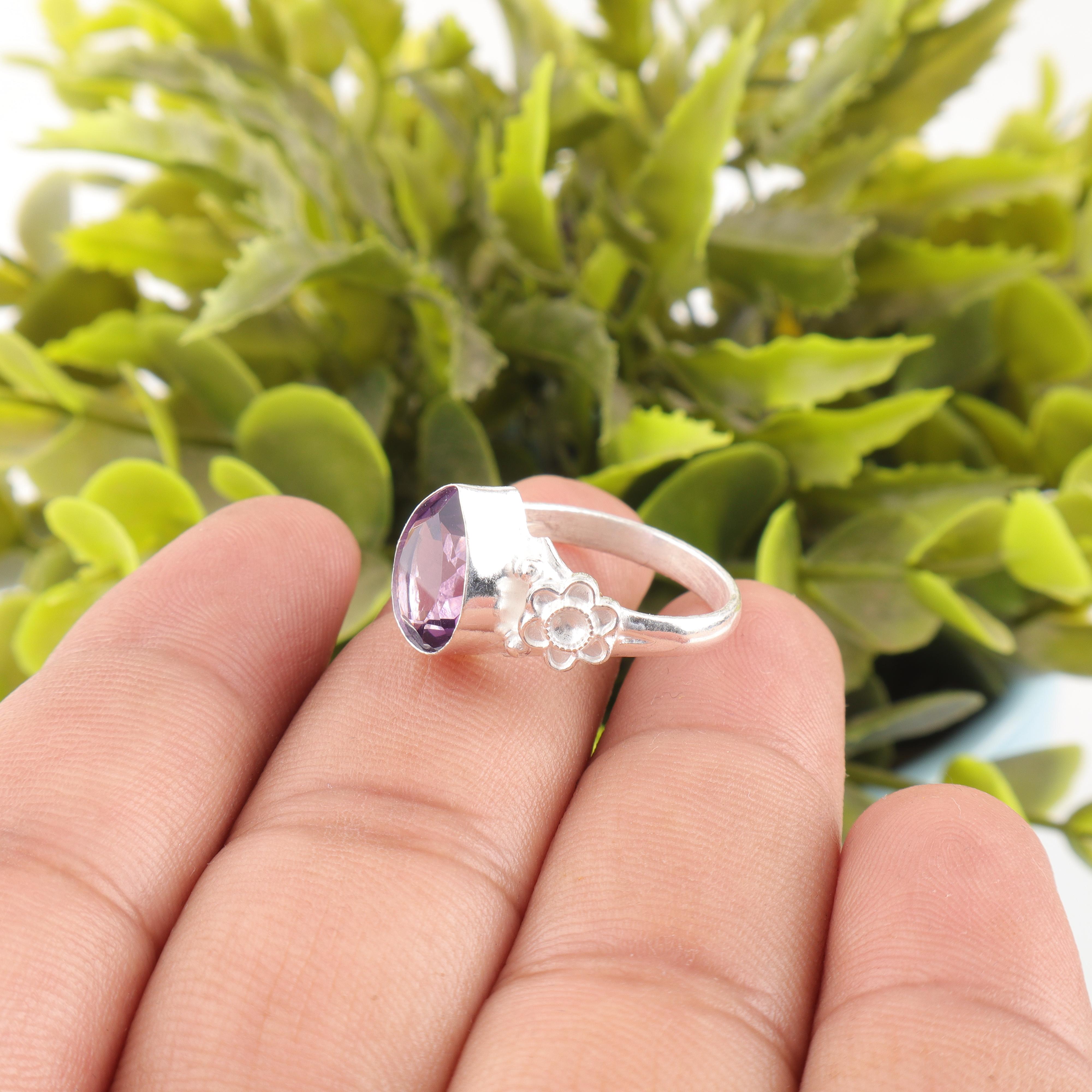 Кольцо с аметистом, Кольцо с драгоценным камнем ручной работы, Кольцо из стерлингового серебра 925 пробы, Бохо-украшение, Для подарка на помолвку 12 фиолетовый
Кольцо с аметистом, Кольцо с драгоценным камнем ручной работы, Кольцо из стерлингового серебра 925 пробы, Бохо-украшение, Для подарка на помолвку 12 фиолетовый