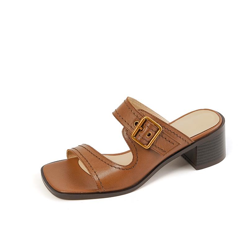 2024 Новые женские сандалии из натуральной кожи, модные лаконичные удобные повседневные туфли на высоком каблуке, весенне-летняя обувь, женские тапочки 34 шоколадный
2024 Новые женские сандалии из натуральной кожи, модные лаконичные удобные повседневные туфли на высоком каблуке, весенне-летняя обувь, женские тапочки 34 шоколадный