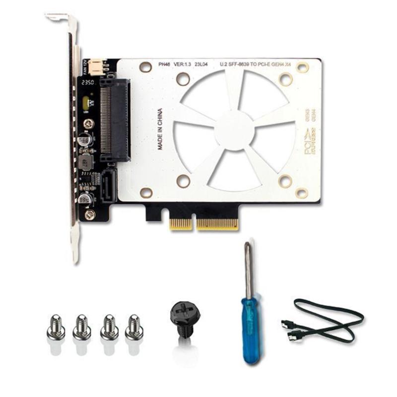 Адаптери SFF-8639 до PCIE X4 Адаптери PH46 до PCIE X4 X8 X16 Швидка передача даних Читання Запис Картка передачі
Адаптери SFF-8639 до PCIE X4 Адаптери PH46 до PCIE X4 X8 X16 Швидка передача даних Читання Запис Картка передачі