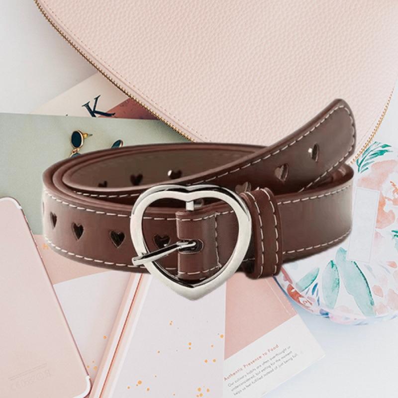 Womens Elegant Korean Pu Leather Pin Buckle Belt Charming Casual Style For Students Brown Love
Womens Elegant Korean Pu Leather Pin Buckle Belt Charming Casual Style For Students Brown Love