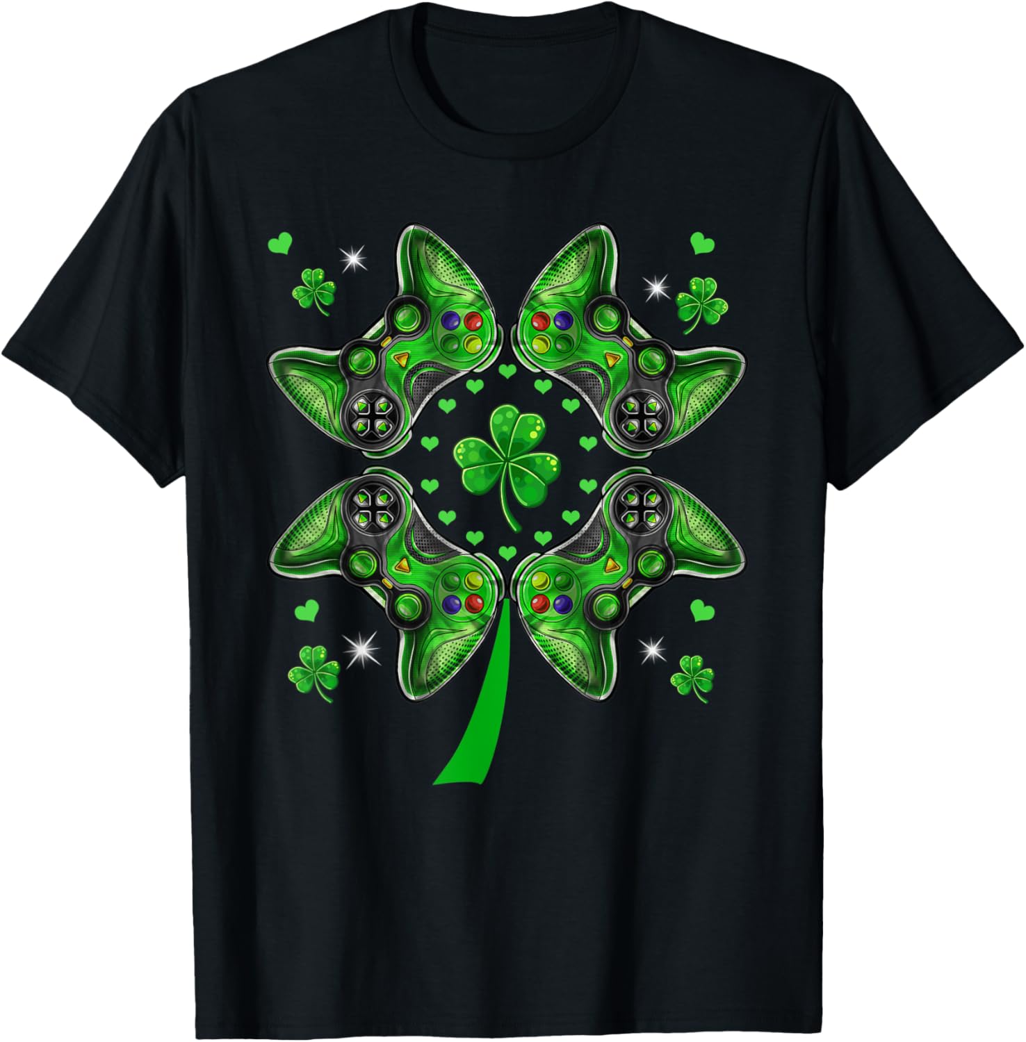 Gamer Controller Shamrock St Patricks Day Graphic Tee Soft Cotton T-Shirt Irish Gaming 4XL
Gamer Controller Shamrock St Patricks Day Graphic Tee Soft Cotton T-Shirt Irish Gaming 4XL