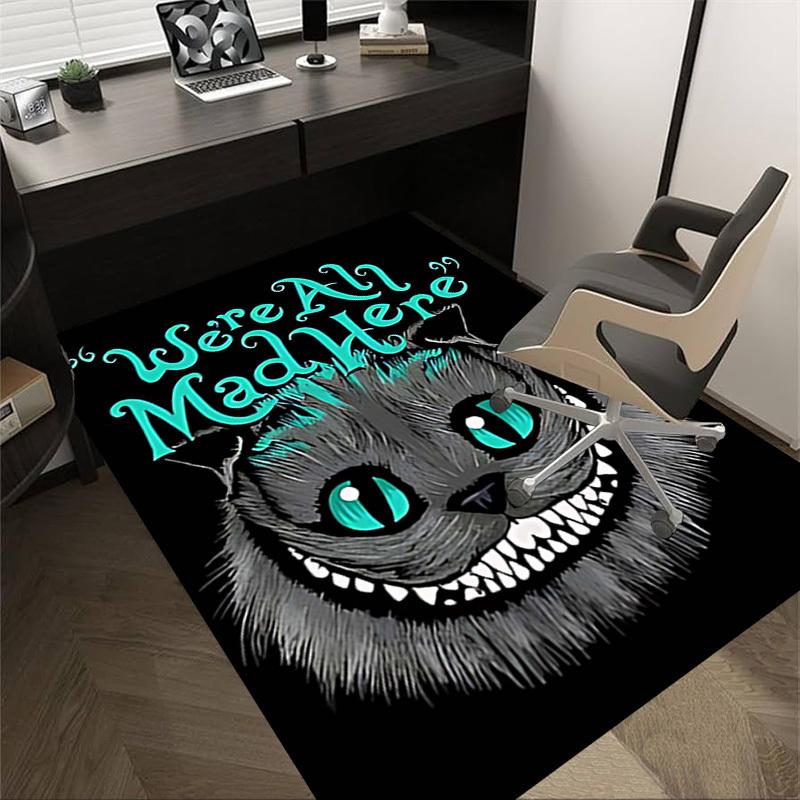 1PC Cheshire Cat We re All Mad Here Non-Slip Floor Carpet Compatible for Office&Living Room&Bedroom&Dining room - Soft & Pattern-G033 60cm by 90cm
1PC Cheshire Cat We re All Mad Here Non-Slip Floor Carpet Compatible for Office&Living Room&Bedroom&Dining room - Soft & Pattern-G033 60cm by 90cm