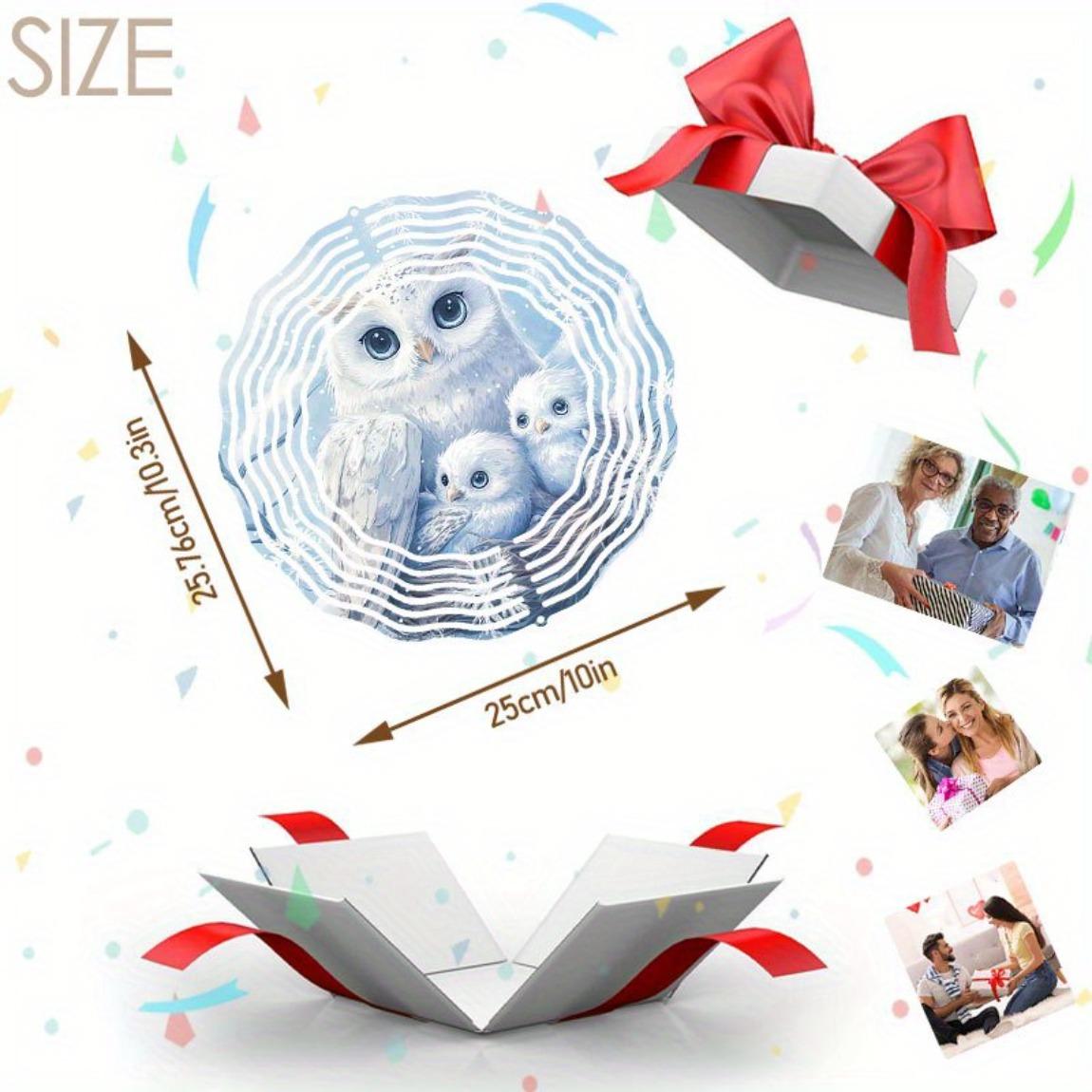 3D Мандала Колокольчик Ветра с Узором Семейства Сов Металлическая Ветряная Мельница Динамическая Скульптура для Сада Двора Подвесной Декор Прочный Уличный
3D Мандала Колокольчик Ветра с Узором Семейства Сов Металлическая Ветряная Мельница Динамическая Скульптура для Сада Двора Подвесной Декор Прочный Уличный