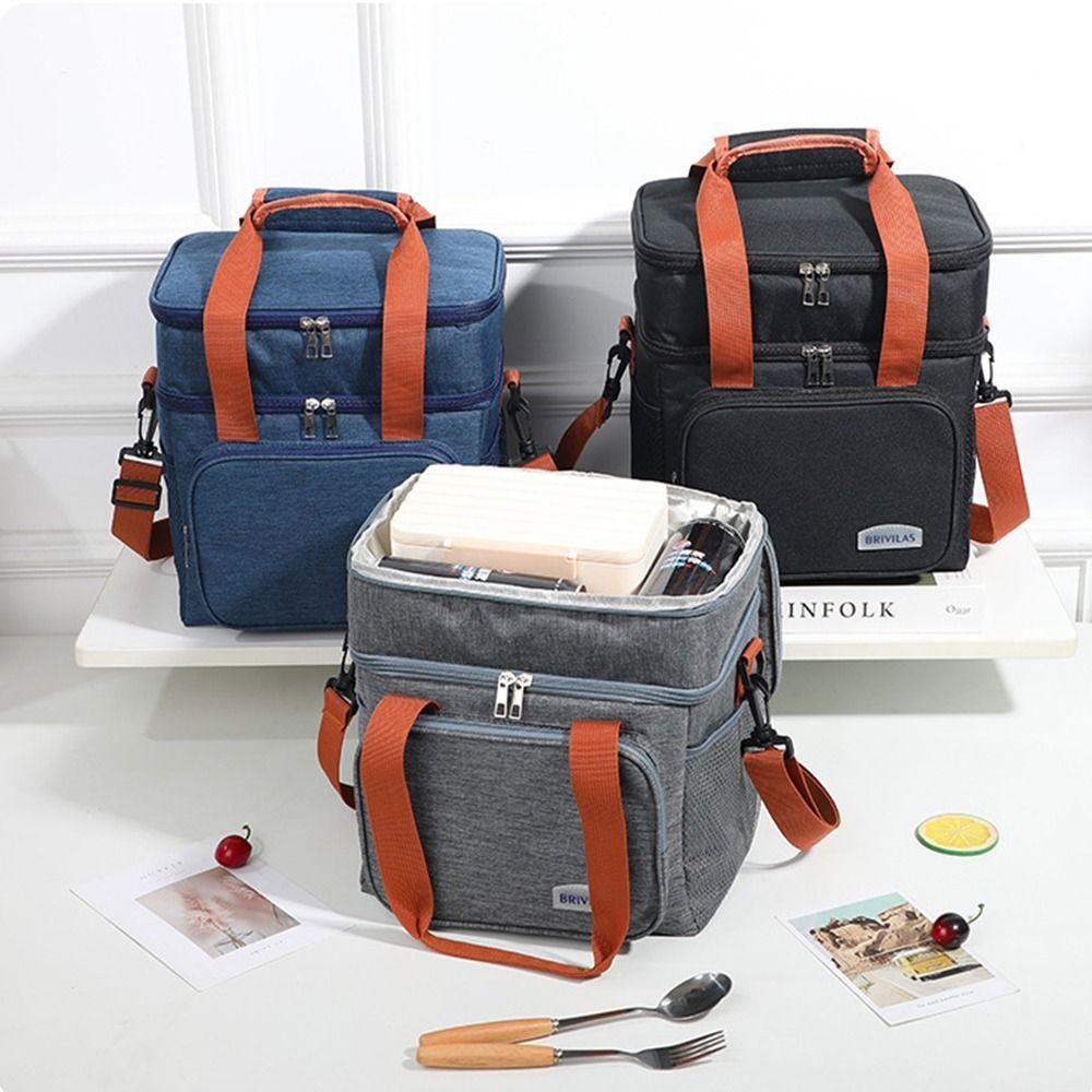 Double Layer Meal Pouch Insulated Food Thermal Cooler Delivery Bags Lunch Bag Picnic
Double Layer Meal Pouch Insulated Food Thermal Cooler Delivery Bags Lunch Bag Picnic