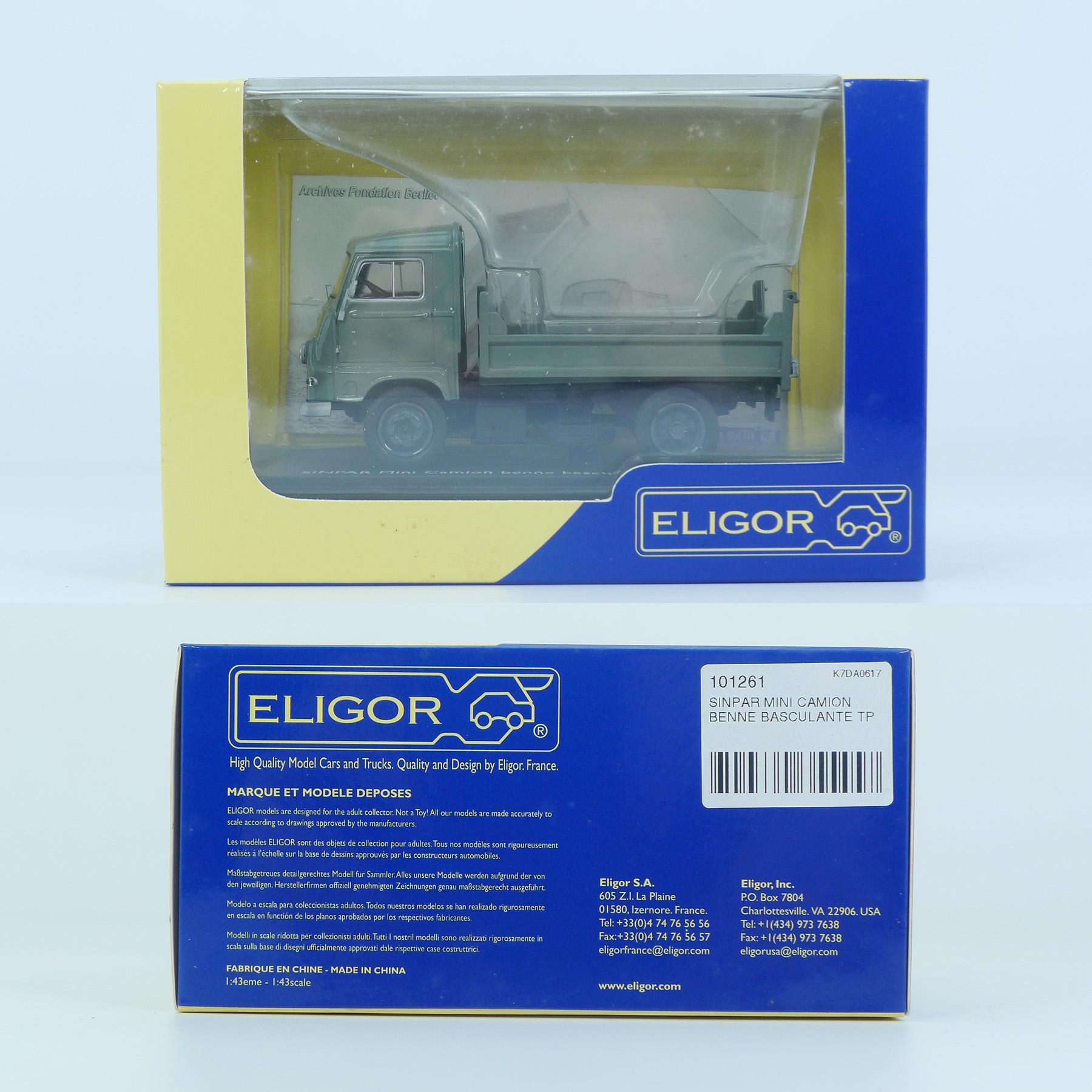 1 43 Eligor trucks van Type H - Hotchkiss - Renault Citroen M
1 43 Eligor trucks van Type H - Hotchkiss - Renault Citroen M
