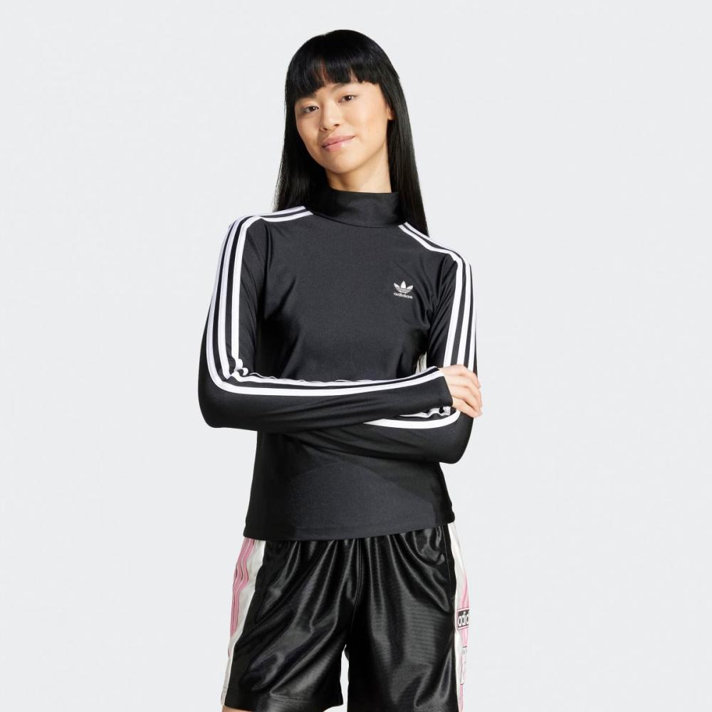 Футболка с длинным рукавом Adidas Adicolor 3s Turtleneck Iz3200 черная M 
Футболка с длинным рукавом Adidas Adicolor 3s Turtleneck Iz3200 черная M