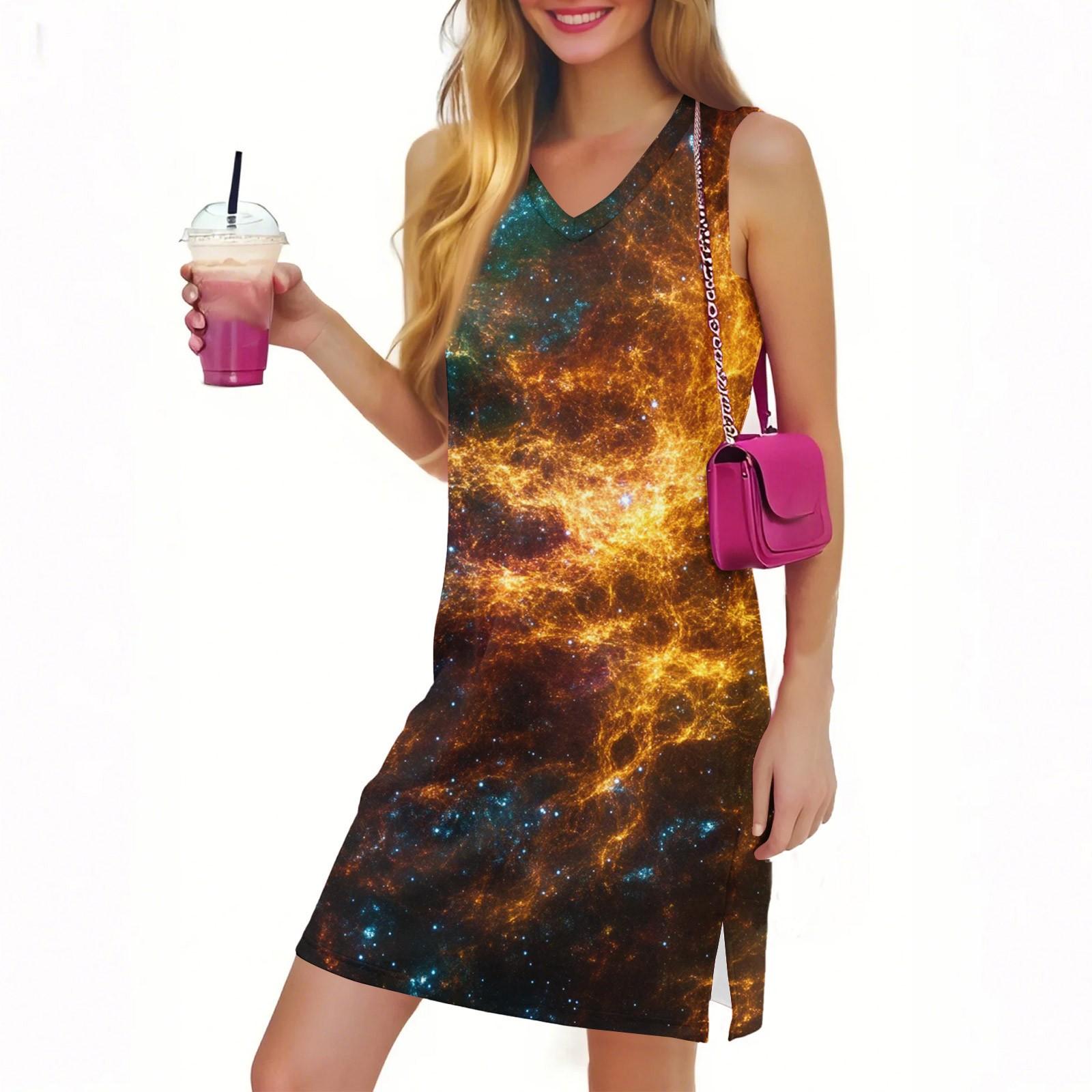 Женское повседневное модное сексуальное платье без рукавов с V-образным вырезом и цветочным подолом XL
Женское повседневное модное сексуальное платье без рукавов с V-образным вырезом и цветочным подолом XL