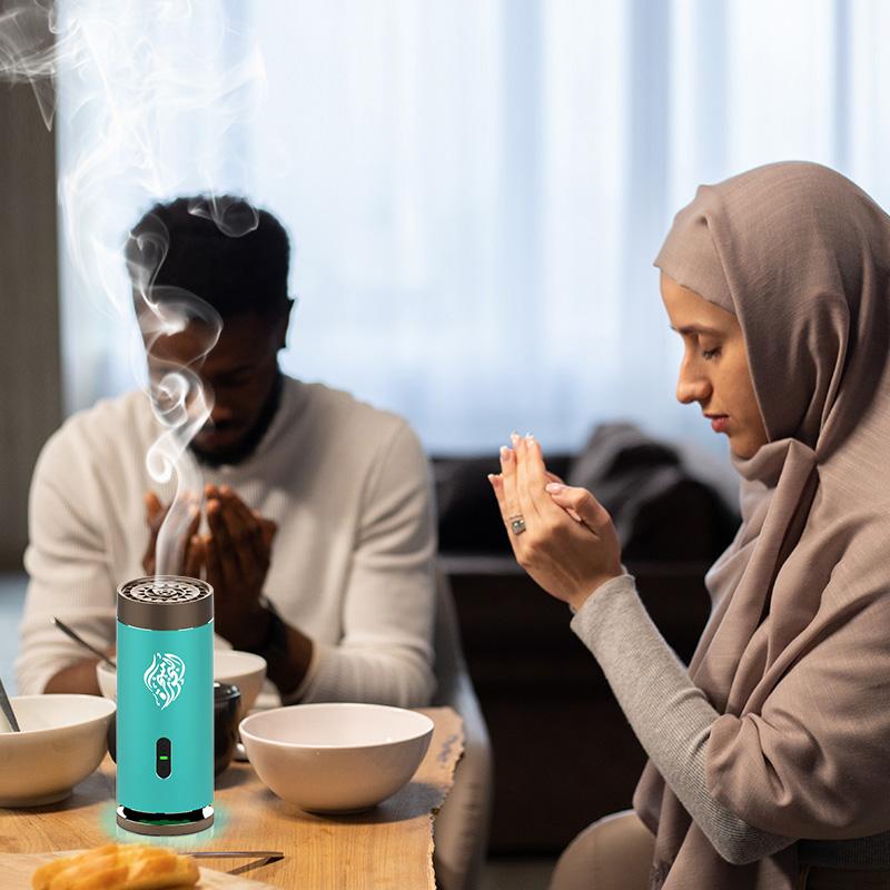 EQUANTU SQ803 Muslim Car Aromatherapy Machine Incense Burner Portable Electric Incenser Sky Blue
EQUANTU SQ803 Muslim Car Aromatherapy Machine Incense Burner Portable Electric Incenser Sky Blue