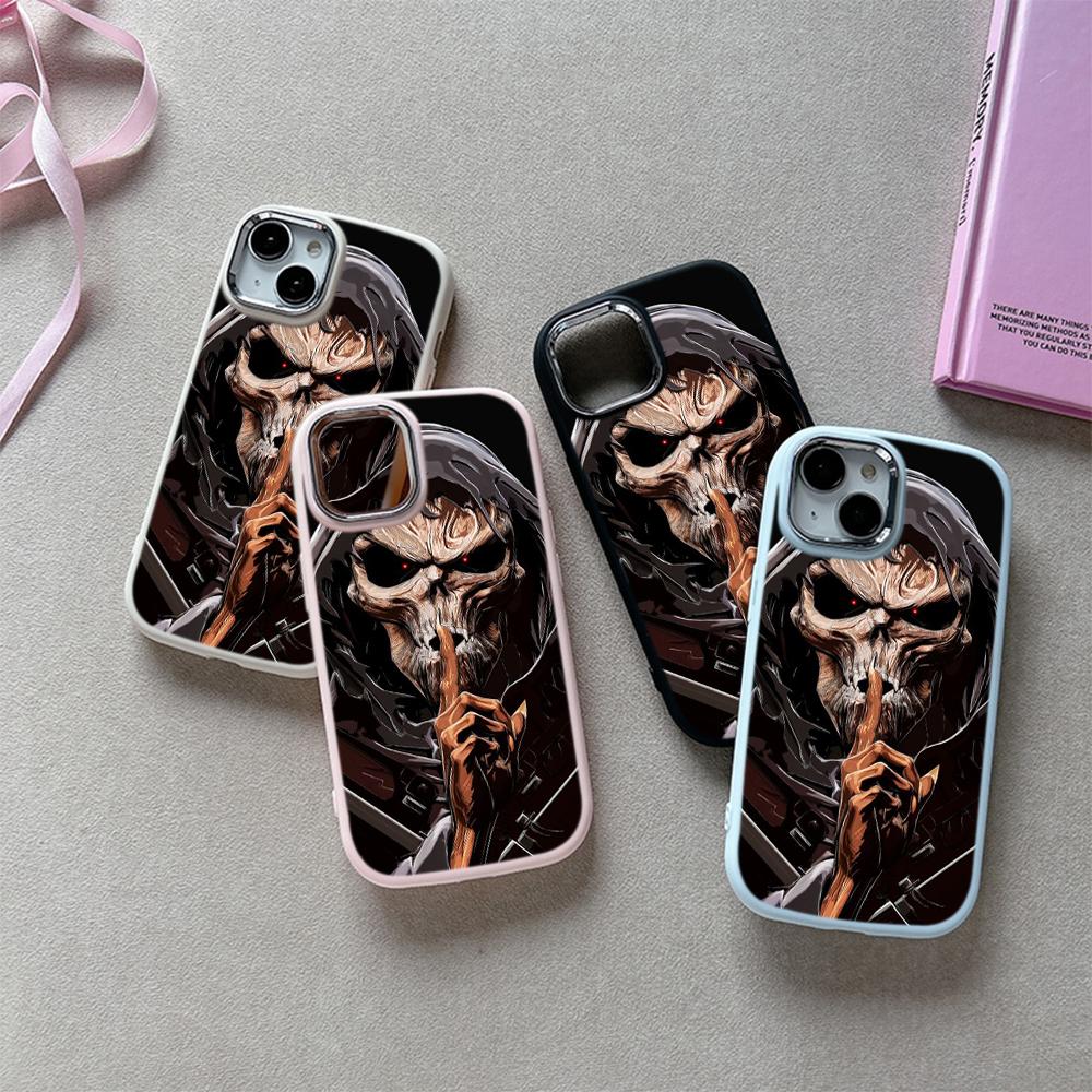 N13 Grim Reaper Череп Скелет Мягкая задняя крышка для iPhone 15 Pro Max Samsung S23 A14 Xiaomi Poco F5 Redmi Huawei Покрытие рамки Защитный чехол для камеры
N13 Grim Reaper Череп Скелет Мягкая задняя крышка для iPhone 15 Pro Max Samsung S23 A14 Xiaomi Poco F5 Redmi Huawei Покрытие рамки Защитный чехол для камеры