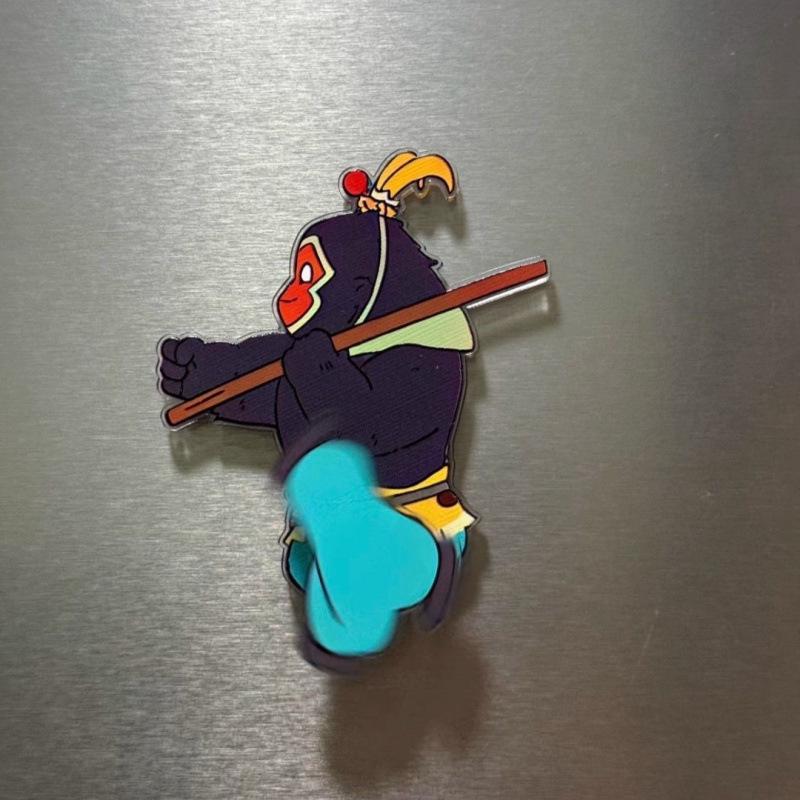 Rotating Lang Lang Shan Journey to the West Monkey King Acrylic Magnet Ornament
Rotating Lang Lang Shan Journey to the West Monkey King Acrylic Magnet Ornament